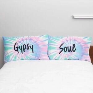 New Pastel Colorful Tie Dye Swirl Gypsy Soul Pillowcases